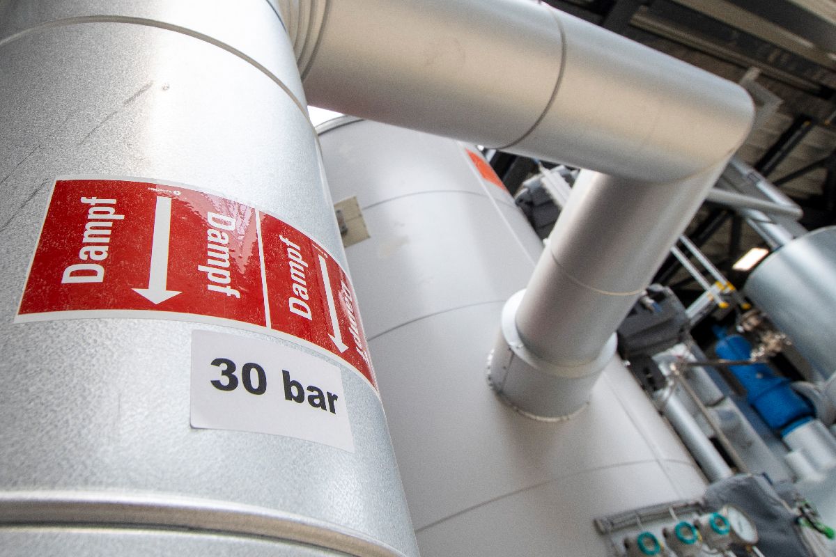 Neuer Elektrodenkessel – Digitaler Zwilling Dampf