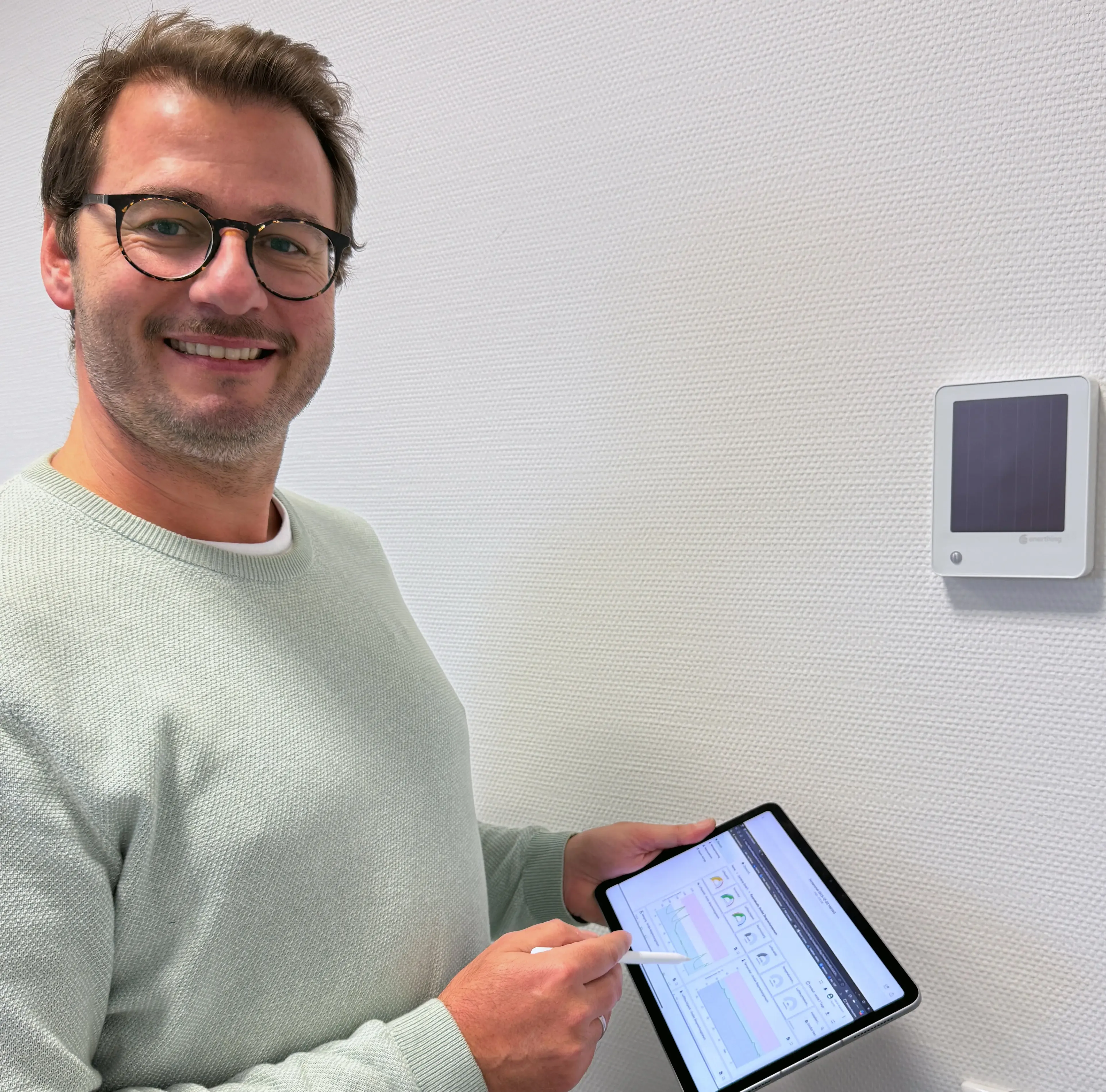 Sensoren messen die Raumluftqualität